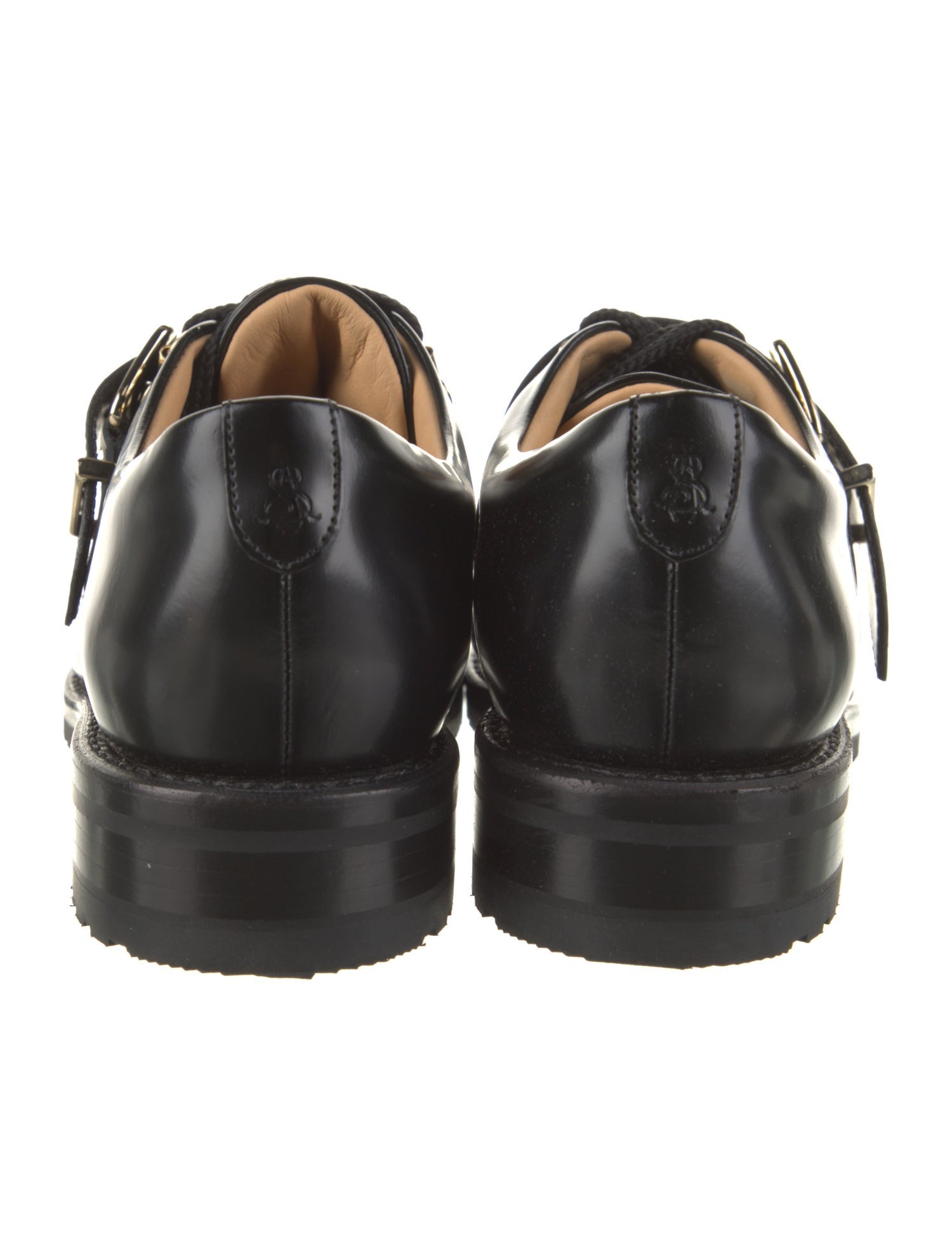 The Office of Angela Scott Leather Oxfords